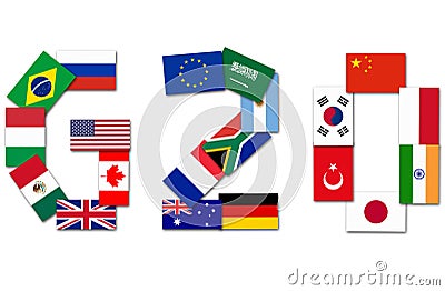 G20 Major Economies Stock Photo